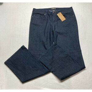 NWT Pipers Closet Tall Plus Size Wide Leg‎ Jeans Sz 20 36” Inseam Dark Blue Wash
